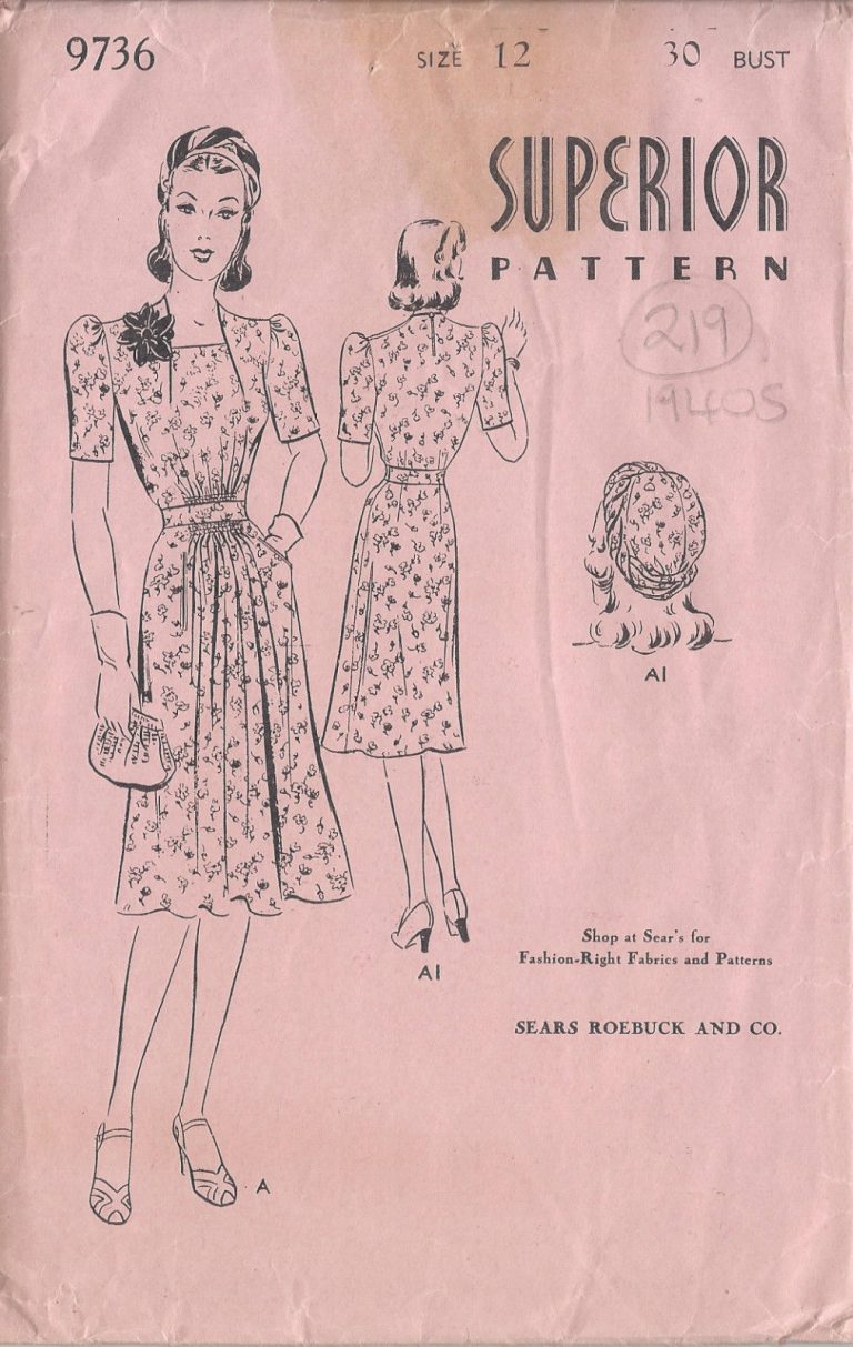 Vintage Sewing Pattern B Evening Dress R The Vintage