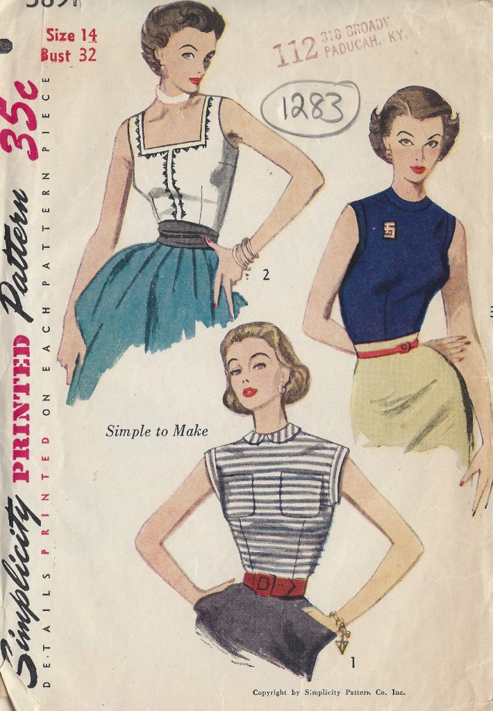 S Vintage Sewing Pattern B Blouse The Vintage Pattern Shop