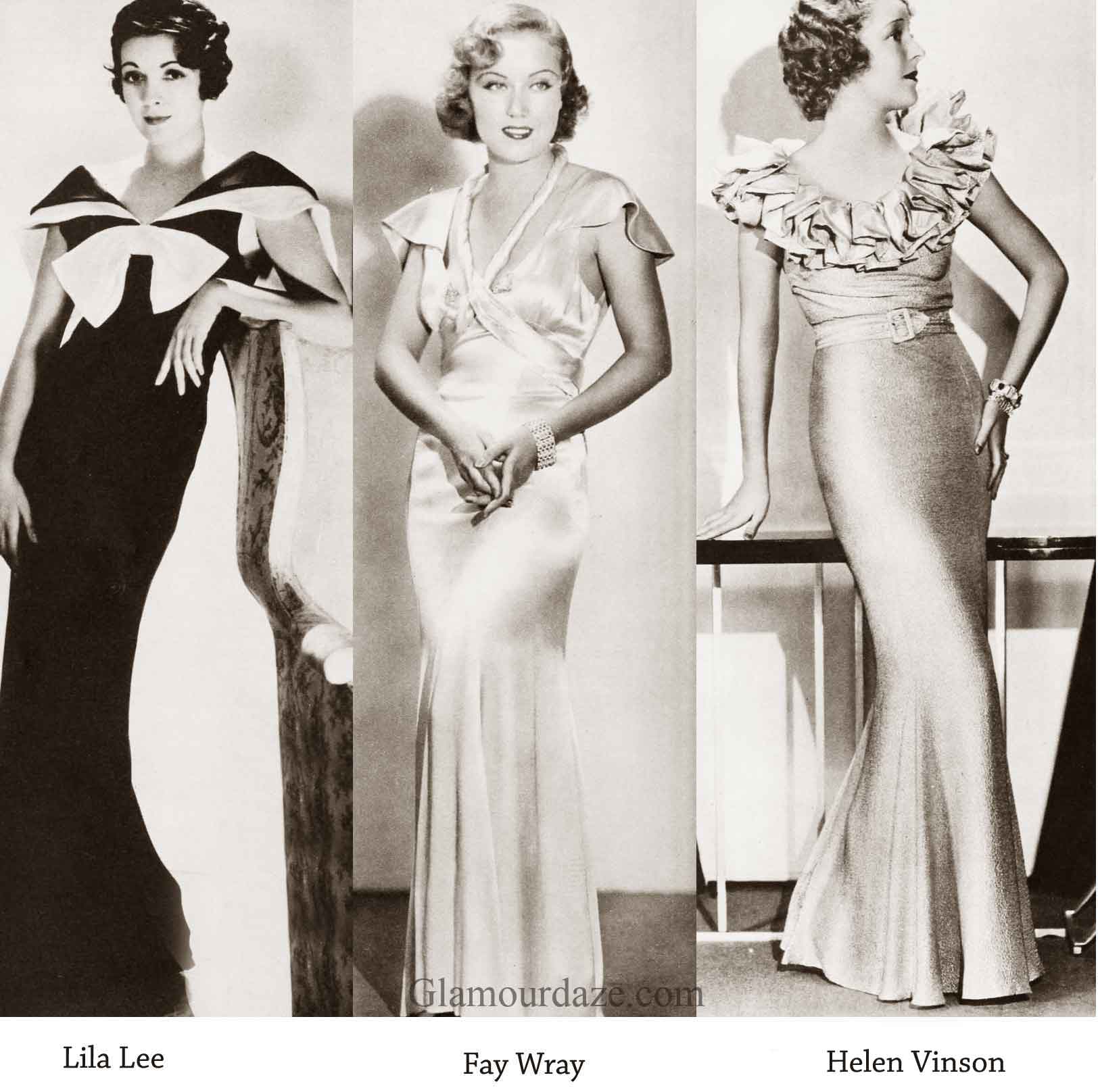 1930s Evening Dresses