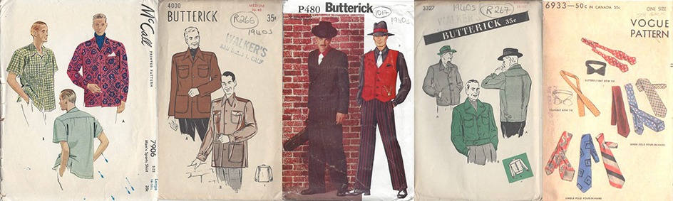 Men’s Vintage Sewing Patterns