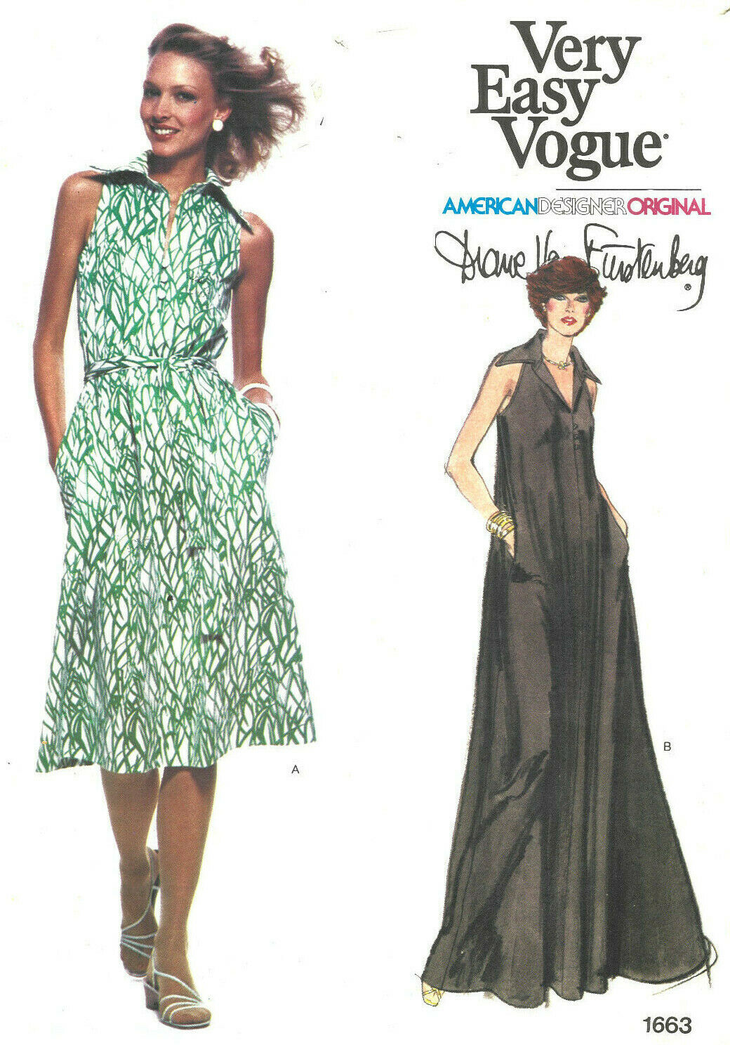 Vintage Sewing Pattern Ladies' Dress Designer Kasper 1980s Vogue American  Designer 1300 in 34 Bust -  Denmark