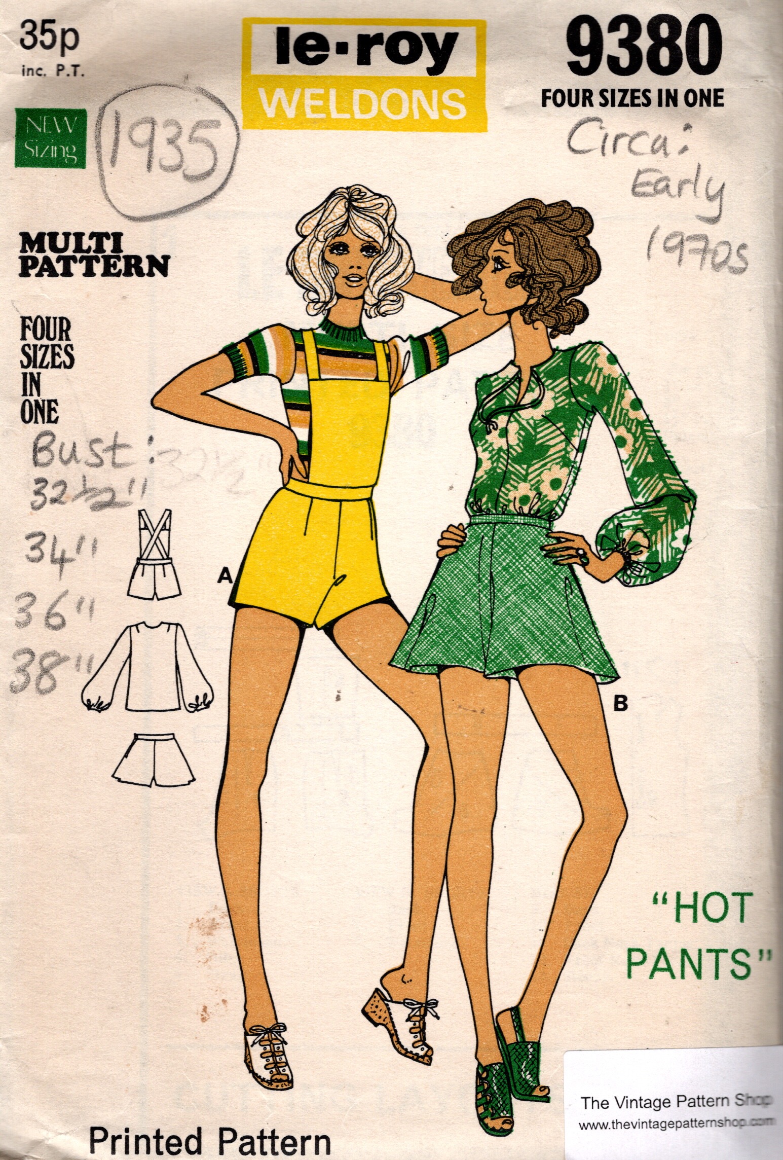 Disco Hot Pants Adult Costume - PureCostumes.com