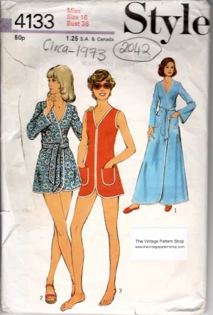1970's Swimwear, Nightwear and Underwear Patterns Online