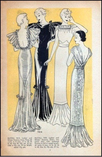 Pin by Peggy Baughman on GRACEFULL FASHIONS OF THE PAST | Evening gown  pattern, 1920s evening gowns, 1920s evening dress