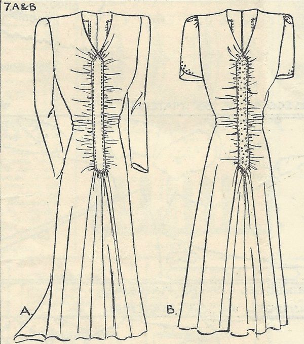 1940s WW2 Vintage Sewing Pattern B32
