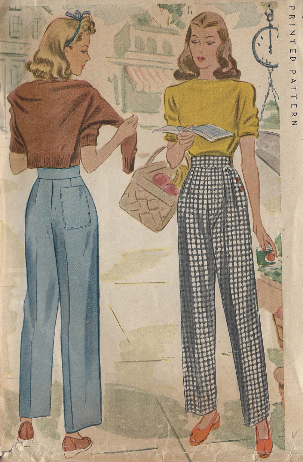 1943 Vintage Sewing Pattern W28