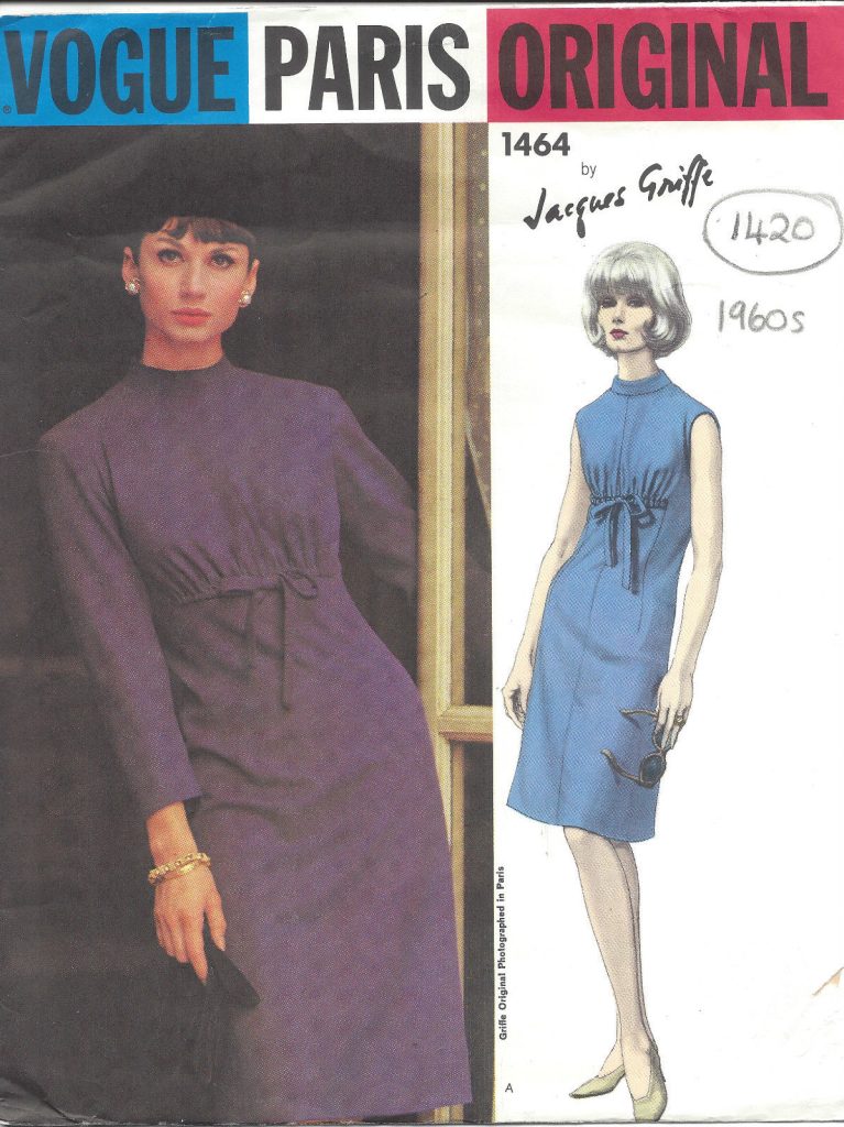 1960s Vintage VOGUE Sewing Pattern B32