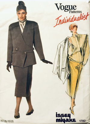 1986 Vintage VOGUE Sewing Pattern (B38″) Jacket Skirt& Top (2411) By Issey Miyake VOGUE 1782
