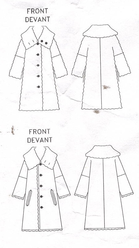 1998 Vintage VOGUE Sewing Pattern (Bust 31 1/2 - to - 40 ins) COAT (2511) By Issey Miyake Vogue 2182 - Image 4