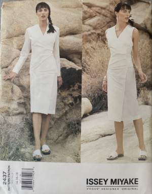 Vintage Issey Miyake VOGUE 2437 Sewing Pattern 2000, Designer Jacket, Top, & Skirt, (Bust: 36-38-40 ins) (2540)