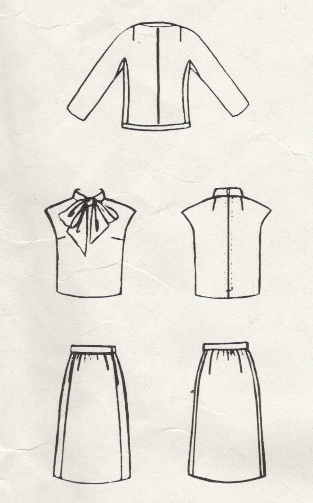 1967 Vintage VOGUE Sewing Pattern (Bust 38”) Suit & Blouse (2559) By Sybil Connolly of Dublin Vogue 1864 - Image 3
