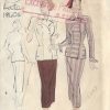 1940s-Vintage-Sewing-Pattern-B32-TWO-PIECE-DRESS-1532-252117363880