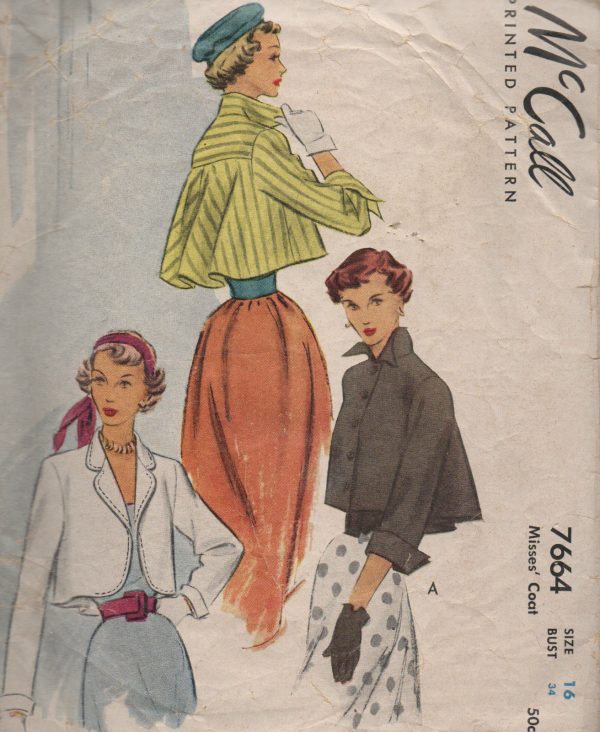 1949-Vintage-Sewing-Pattern-B34-COAT-1293-251573105430