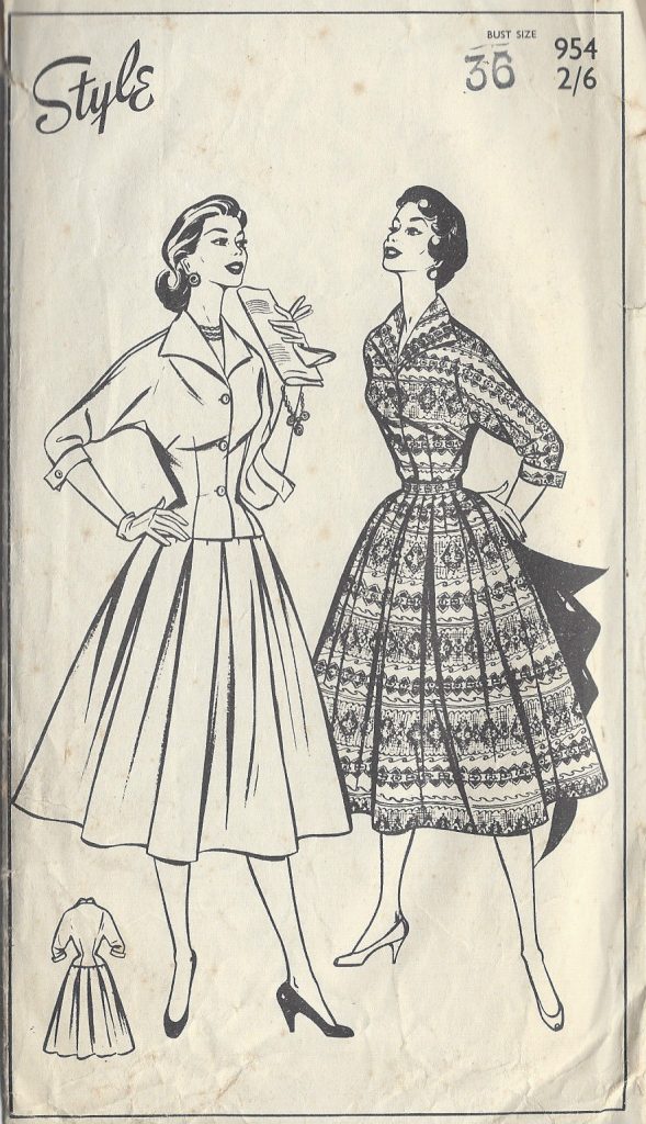 1950s Skirt Pattern available from The Vintage Pattern Shop