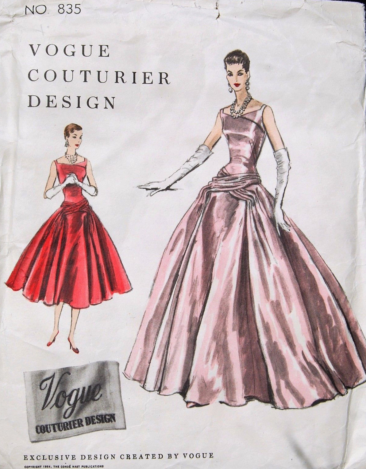 1950s MODES ROYALE 2PC EVENING GOWN DRESS PATTERN GORGEOUS STRAPLESS BONED  TUNIC BLOUSE, FULL BALL GOWN SK… | Vintage dress patterns, Pattern fashion,  Vintage gowns