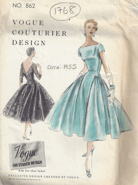 1964 Vintage Vogue Sewing Pattern B36 Wedding Dress Gown 1777 By John Cavanagh Vogue 1347 0239