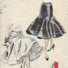1955-Vintage-VOGUE-Sewing-Pattern-W24-30-SKIRT-PETTICOAT-ELASTIC-WAIST-1252R-262517767400