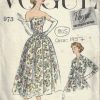 1957-Vintage-VOGUE-Sewing-Pattern-B32-DRESS-JACKET-1805R-BY-JOHN-CAVANAGH-252840060650