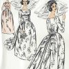 1960s-Vintage-Sewing-Pattern-B36-WEDDING-or-EVENING-DRESS-TRAIN-1504-262044360900
