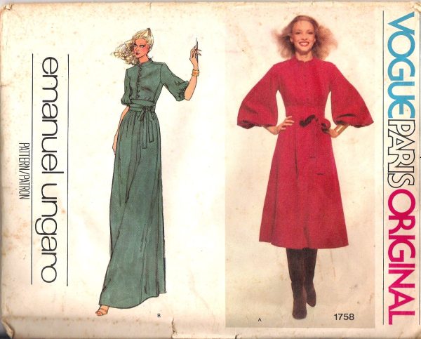 1978-Vintage-VOGUE-Sewing-Pattern-B36-DRESS-1707-By-EMANUEL-UNGARO-262559825820