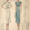 1938-Vintage-Sewing-Pattern-B32-DRESS-1734-252498941851