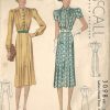 1938-Vintage-Sewing-Pattern-B36-DRESS-1738-262576216231