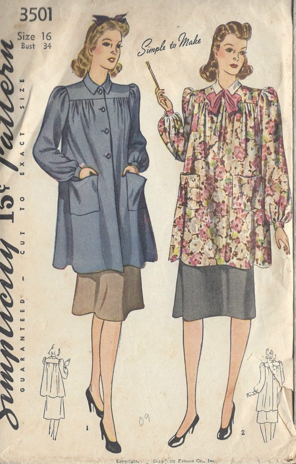 1940s-Vintage-Sewing-Pattern-B34-SMOCK-37-251174194941