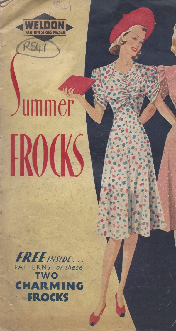 1941-Vintage-Sewing-Pattern-DRESS-B36-R540-251151003801