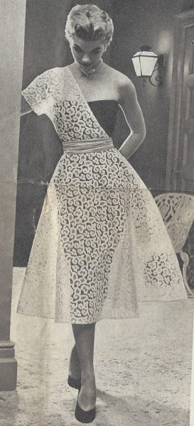 1950s-Vintage-Sewing-Pattern-DRESS-B30-R76-261862306981