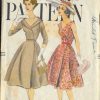 1950s-Vintage-VOGUE-Sewing-Pattern-B34-DRESS-R231-261785350661