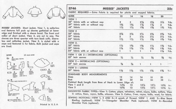 1951-Vintage-Sewing-Pattern-B34-JACKET-R857-251998464181-2