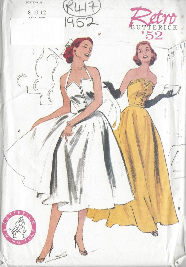 1952-Vintage-Sewing-Pattern-B31-12-32-12-34-DRESS-R417-251157390661