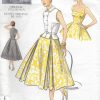1952-Vintage-VOGUE-Sewing-Pattern-DRESS-TOP-B34-36-38-R405-251142617011