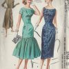 1956-Vintage-Sewing-Pattern-B34-DRESS-1484-252075227421