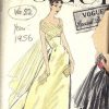 1956-Vintage-VOGUE-Sewing-Pattern-B31-DRESS-1682-262517694131