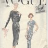 1956-Vintage-VOGUE-Sewing-Pattern-DRESS-B34-R370R-251995173731