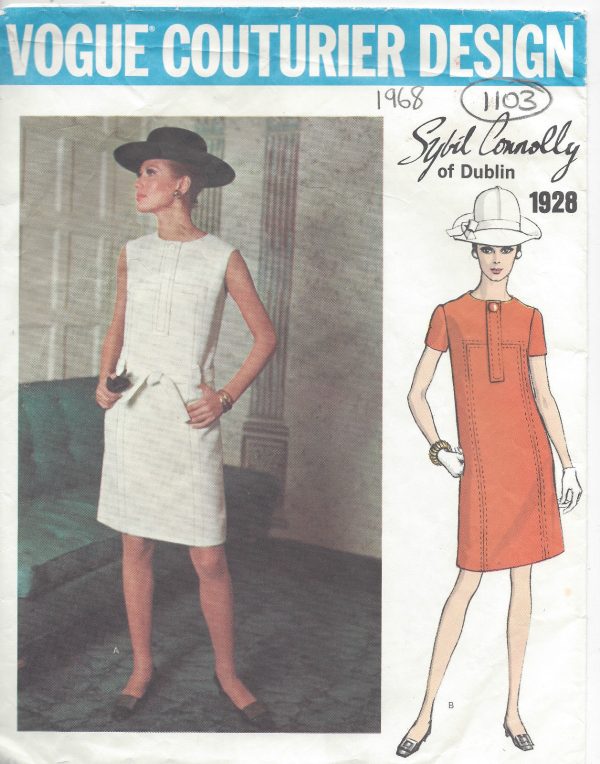 1960s-Vintage-VOGUE-Sewing-Pattern-B38-DRESS-1103-By-Sybil-Connolly-251333028951
