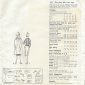 Patron De Couture Vogue Vintage 1963 - Cape Et Robe Par Nina Ricci - Taille B34