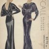 1934-Vintage-Sewing-Pattern-B34-EVENING-DINNER-DRESS-1296-262163312492