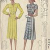 1939-Vintage-Sewing-Pattern-B36-DRESS-R944-261199897502