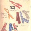 1940s-Vintage-Sewing-Pattern-S155-MENS-TIES-NECKWEAR-1348-262375829132
