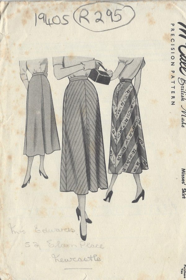 1940s-Vintage-Sewing-Pattern-SKIRT-W32-R295-251162273802