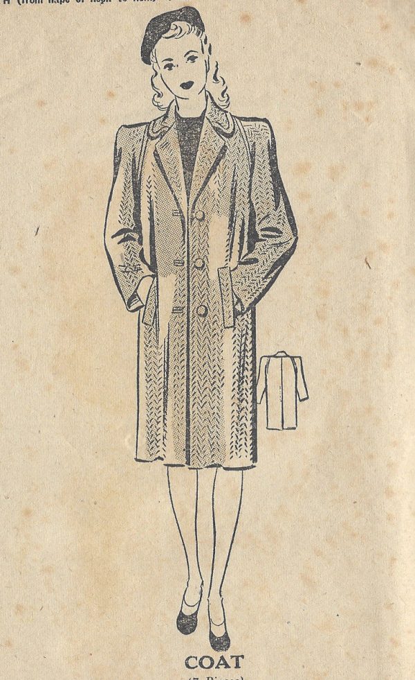 1942-Vintage-Sewing-Pattern-B34-COAT-R627-251166715792