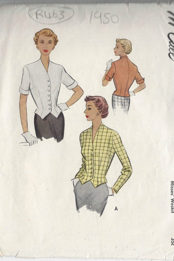 1950-Vintage-Sewing-Pattern-WESKIT-B34-R463-251151595622