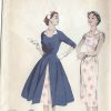 1950s-Vintage-Sewing-Pattern-B34-REDINGOTE-DRESS-R7-251144912072