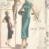 1955-Vintage-Sewing-Pattern-B36-DRESS-1607-262365598092