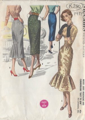 1950s Vintage Sewing Pattern B36