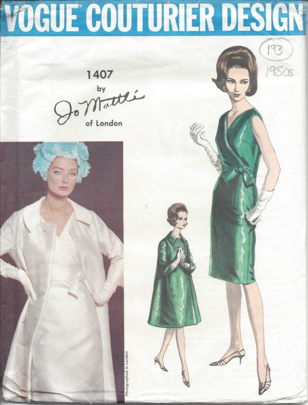 1964-Vintage-VOGUE-Sewing-Pattern-B36-DRESS-COAT-193-By-Jo-Mattli-261424910092