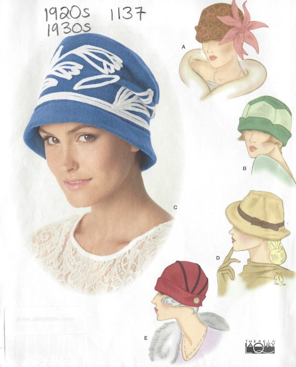 1920s-1930s-Vintage-Sewing-Pattern-HAT-S21-22-23-1137-261447503973