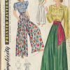 1940-Vintage-Sewing-Pattern-B32-W27-BLOUSE-TROUSERS-CULOTTE-R234-251143243813
